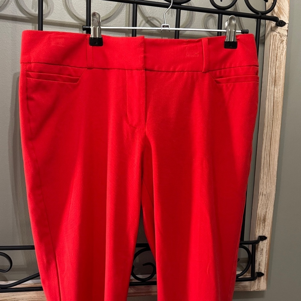 The Limited Vibrant Red Women's Trousers